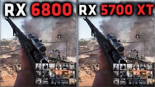 RX 6800 vs RX 5700 XT Benchmark – 59 Tests [upl. by Dolly]