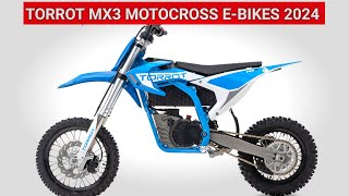 2024 Torrot MX 3 Electric Bikes For Kid motocross [upl. by Lrad341]