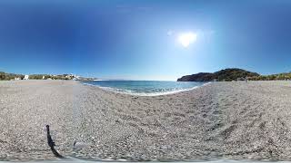 Platia Ammos Beach Kythera Greece  360° VR Video [upl. by Tremayne]