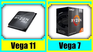 Vega 11 PRO 2400G vs Vega 7 5600G in 2022 [upl. by Anwahsit567]