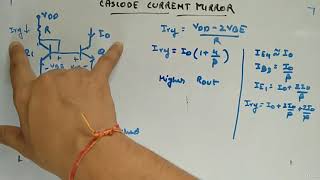 Cascode Current Mirror  Analog Circuits [upl. by Siubhan548]