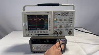 Tektronix TDS 3012 Two Channel Color Digital Phosphor Oscilloscope A 68946 [upl. by Belldame]