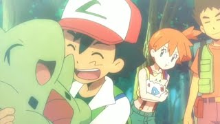 Ash and Larvitar clip in Sun and Moon [upl. by Ahsiei]