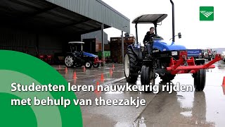 Studenten leren nauwkeurig rijden met behulp van theezakje [upl. by Vivia60]