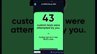 MARKS App Recap 2023 shorts happynewyear iitjee neet [upl. by Leola978]