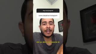 COMO DESATIVAR INSTAGRAM  𝐓𝐔𝐃𝐎 𝐒𝐎𝐁𝐑𝐄 𝐈𝐍𝐒𝐓𝐀𝐆𝐑𝐀𝐌 instagram tutorials dicas [upl. by Aubin]