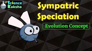 SYMPATRIC SPECIATION In Hindi  CSIR NET  EVOLUTION TYPE OF SPECIATION [upl. by Claiborne]