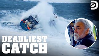 The Summer Bay Nearly Capsizes  Deadliest Catch [upl. by Anaerol302]