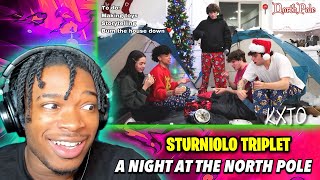 STURNIOLO TRIPLETS A NIGHT AT THE NORTH POLE WITH LARRAY AND NAI [upl. by Aliban]