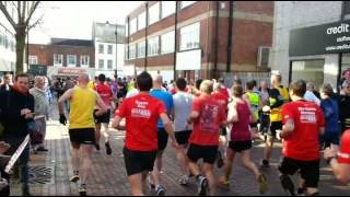 Stafford half marathon in Stafford [upl. by Ailisab]