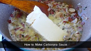 How to Make Carbonara Sauce [upl. by Mond987]