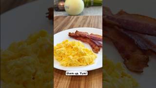 Scrambled eggs with CHEESE are the BEST scrambled eggs cookingvideo eggs scrambledegg homecook [upl. by Eeliram206]