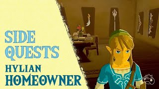 Buy Your Own House Hylian Homeowner Side Quest  Zelda Breath of the Wild for Nintendo Switch [upl. by Antsirhc]