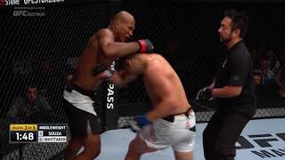 UFC Fight Night  Robert Whittaker vs Jacare Souza FIGHT HIGHLIGHTS [upl. by Ammadas]