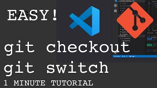 How to switch branch in git in VS Code  Fast tutorial  No command line needed [upl. by Henleigh]