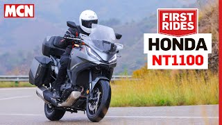 Honda NT1100 promises easy going adventure  MCN Review [upl. by Jedd844]