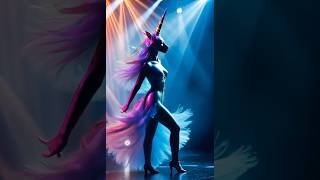 A woman performs a fusion with the unicorn on AGT americagottalent ai magic marvel [upl. by Furie629]