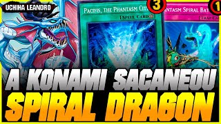 O NOVO DECK PHANTASM SPIRAL DRAGON ASSUSTOU A KONAMI  YUGiOh Duel Links [upl. by Winser605]