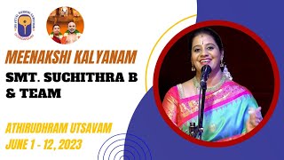 Meenakshi Kalyanam Pravachanam SMT  Suchithra B  Day  9  Athirudhram live from Govindapuram [upl. by Webb931]