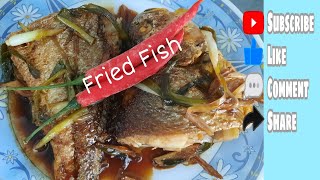 Fried Yellow Croaker Fish Mhelz Cooking [upl. by Eusassilem178]