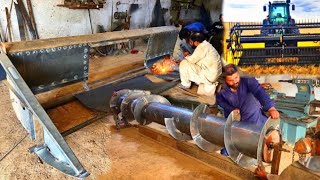 Handmade Making process of New Holland Combine Harvester Machine Cutter [upl. by Nappie570]