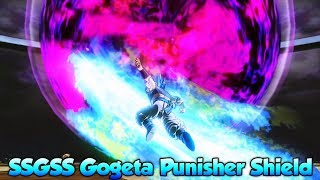 SSGSS Gogetas Punisher Shield Block All Ultimates  Dragon Ball Xenoverse 2 [upl. by Hobbs]