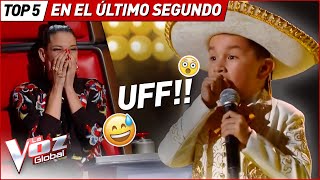 Los coaches GIRARON en el ÚLTIMO SEGUNDO en La Voz Kids [upl. by Orly]