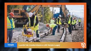 Lucrări de modernizare a căii ferate Lugoj VoxQub [upl. by Lahcear]