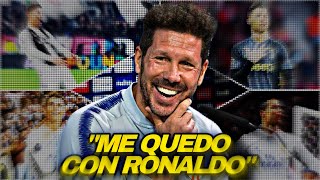 SIMEONE prefiere a RONALDO por sobre MESSI pruebas [upl. by Anytsyrk]