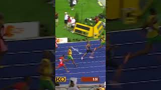 Usain Bolts 958 😱 jamaica athletics worldathleticschamps sprint usainbolt sprinter athlete [upl. by Wilek388]