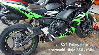 Ixil Exhaust SX1 series Fullsystem Kawasaki Z650  Ninja650 2017 original made in Spain [upl. by Lenny206]