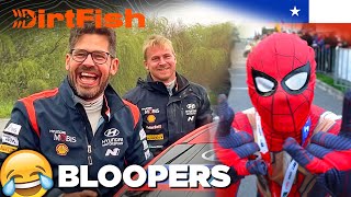 🤣 Bloopers amp Funny Moments from WRC Rally Chile 2024 [upl. by Eldora]