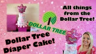 DOLLAR TREE Diaper Cake [upl. by Conrado]