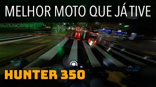 HUNTER 350 NA CHUVA A NOITE tem abs mesmo [upl. by Adirehs]