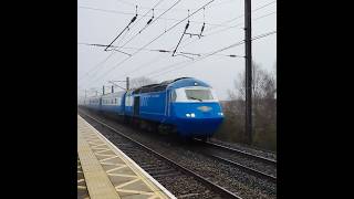 Midland Pullman Class 43 HST Set Powers Through The Mist At Northallerton Station class43 [upl. by Clayberg319]