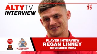 REGAN LINNEY  Altrincham FC Interview  November 2024 [upl. by Hildagard]