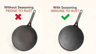 How to Season Your Cast Iron Cookware  Cast Iron Tawa Seasoning  Cast Iron Kadai Seasoning Method [upl. by Magda373]