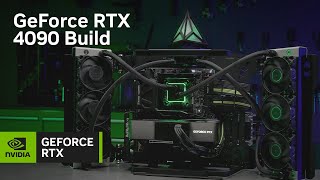 GeForce Garage  RTX 4090 Build by LiquidHaus [upl. by Meggs]