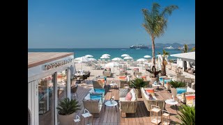 Détente haut de gamme sous le soleil de Cannes à lhôtel Mgallery  Croisette Beach Cannes 4 [upl. by Maurreen]