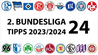 Bundesligatipps 2Liga  24Spieltag  Saison 20232024 [upl. by Attebasile27]