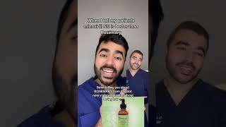 Rosemary oil vs Minoxidil drnomzzy rosemaryoil hairloss [upl. by Aynos]