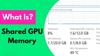 What is shared GPU memory Everything explained here you should know SkyGpu [upl. by Anilag]