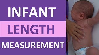 Infant  Newborn Length Height Measurement Assessment  Pediatric Nursing Skill [upl. by Dammahum889]