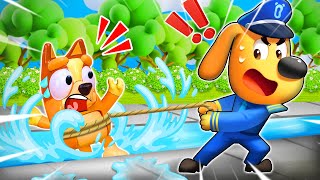 Bluey Be Careful With Puddles🌊🌊 BLUEY Toy for Kids Pretend Play With Bluey amp Paw Patrol Toys [upl. by Nickola]