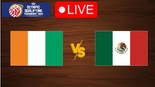 🔴 Live Cote dIvoire vs Mexico  FIBA Olympic Qualifying Tournament 2024  Live Play By Play [upl. by Jory]