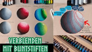 ZEICHNEN LERNEN Verblenden mit Buntstiften Luminance [upl. by Haym]