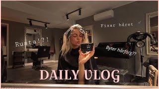 FIXAR HÅRET Daily Vlog 5 [upl. by Ahsema]