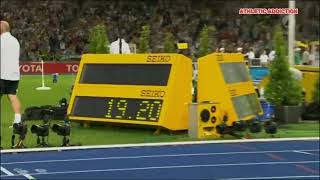 200M WORLD RECORD USAIN BOLT1919 SECOND [upl. by Enidualc]