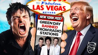 TRUMP CURSE Green Day BANNED From Vegas Radio After Unhinged Lib Singer Calls City a ‘Shthole’ [upl. by Enasus]