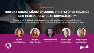 Socialtjänstens brottsförebyggande arbete mot hedersrelaterad kriminalitet [upl. by Nodyarg]